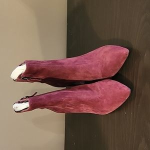 Issac Mizarahi boots, purple burgundy